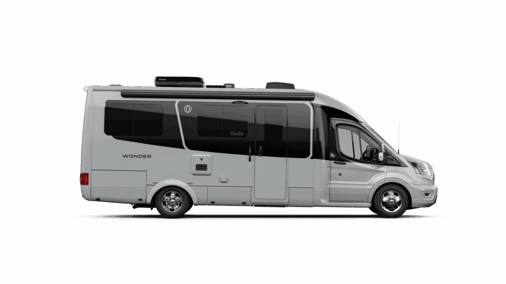 Leisure Travel Vans Wonder FX CGI Motorhome in Storm Grey side view